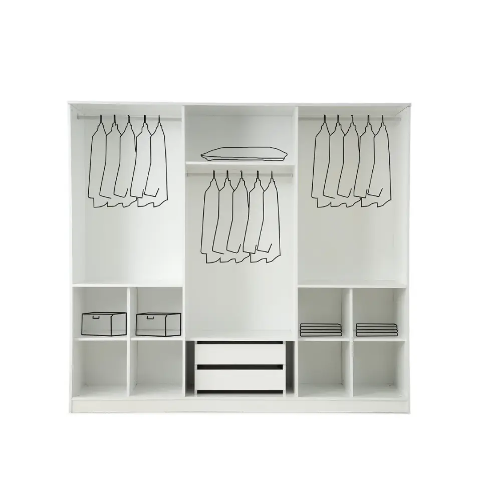 MEDUSA 6 Kapılı Gardırop